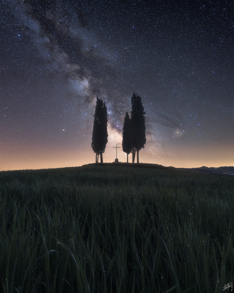 val-d'orcia-via-lattea-cipressi-fotografia-notturna